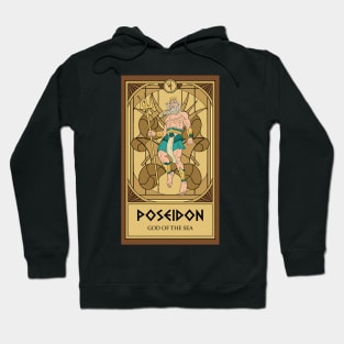 Poseidon Tarot Card Hoodie